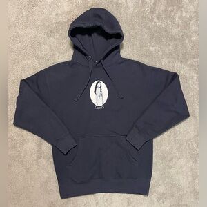 Laufey The Goddess Tour Hoodie 2024 Unisex Large Cotton Heritage Navy Blue